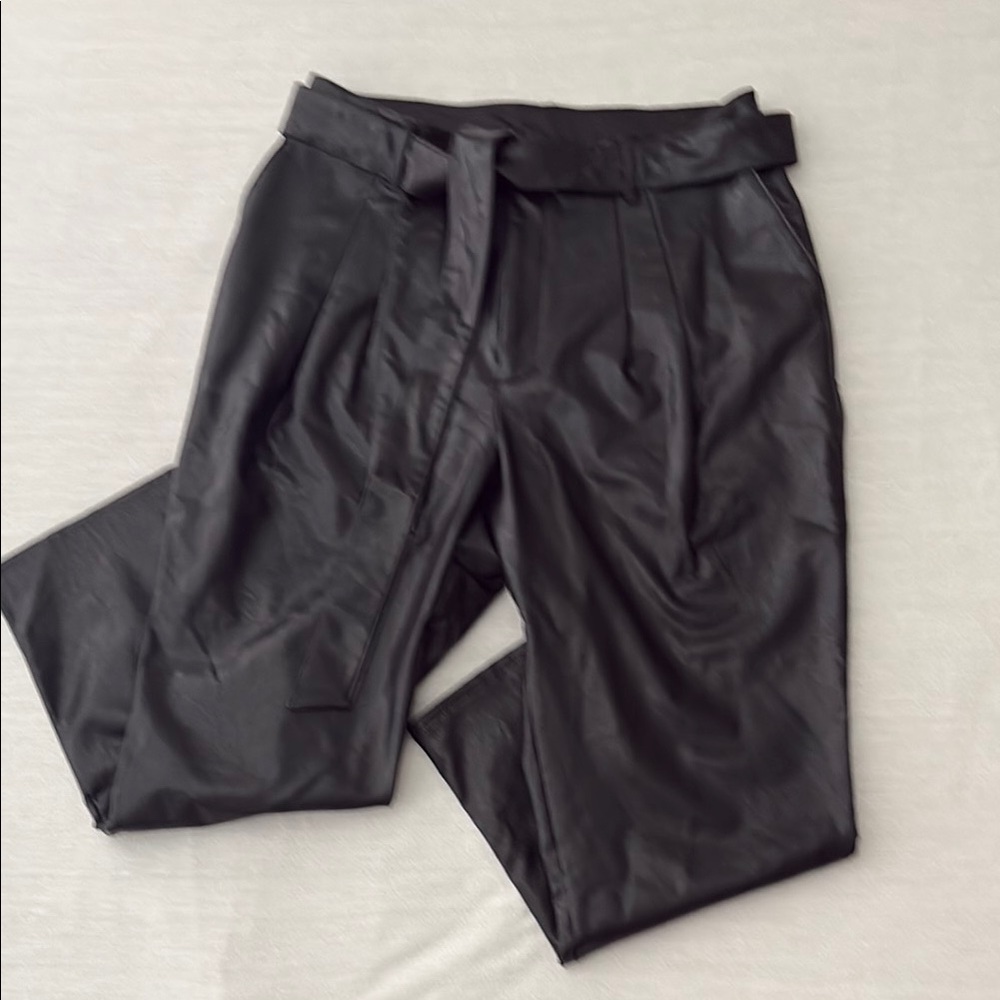 NWT Express Faux Black Leather Women’s Pants